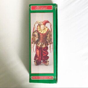 House of Lloyd Harlequin Doll Christmas Holiday